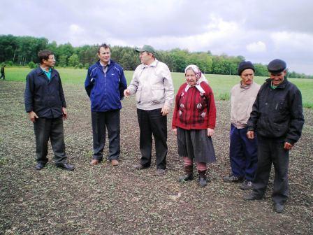 В   СХПК «Хастар»  проведена комиссионная приемка  посевов 